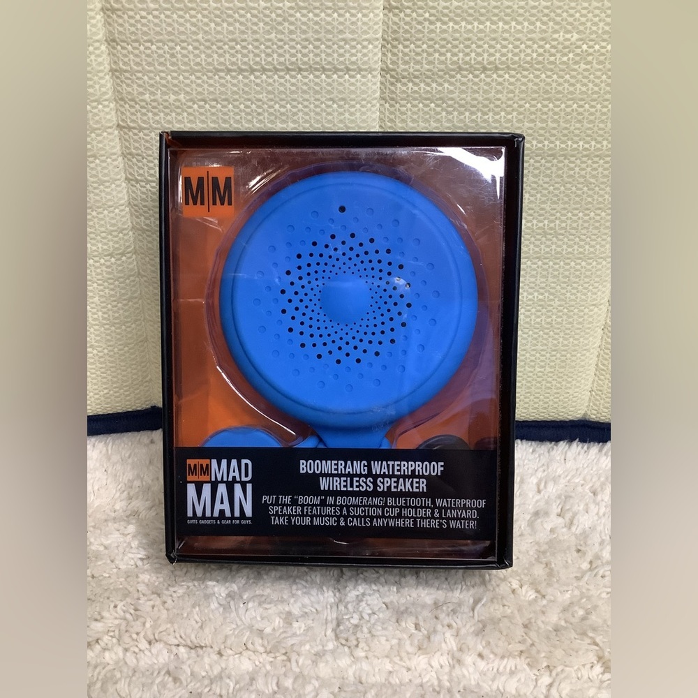 Boomerang Waterproof Wireless Speaker, Mad Man